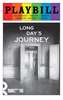 Long Days Journey Into Night - June 2016 Playbill with Rainbow Pride Logo 