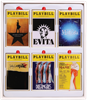 2019 Playbill Ornaments from the Broadway Cares Classic Collection - Set of Six 