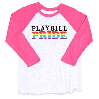 Playbill Pride 2019 Pink Raglan T-Shirt 