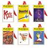 2018 Playbill Ornaments from the Broadway Cares Classic Collection - Set of Six 