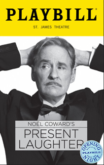 Present Laughter the Broadway Play Limited Edition Official Opening Night Playbill 