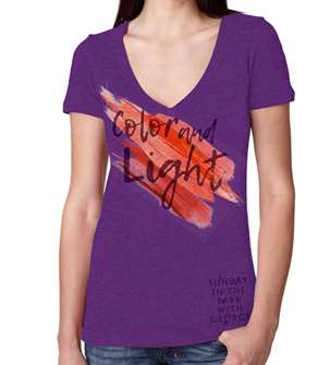Sunday In The Park With George the Broadway Musical (2017 Revival) Ladies Color and Light T-Shirt 
