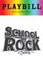 School of Rock - June 2018 Playbill with Rainbow Pride Logo 