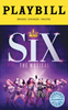 Six the Musical Limited Edition Official Opening Night Playbill 2021 
