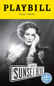 Sunset Boulevard the Broadway Musical (2017 Revival) Limited Edition Official Opening Night Playbill 