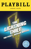 The Lightning Thief: The Percy Jackson Musical Limited Edition Official Opening Night Playbill 