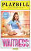 Waitress Limited Edition Official Opening Night Playbill 