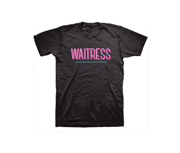 Waitress the Broadway Musical - Black Logo T-Shirt 