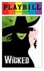 Wicked - June 2016 Playbill with Rainbow Pride Logo 
