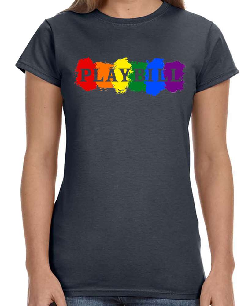 Playbill Pride Ladies T-Shirt - Playbill Merchandise & Souvenirs ...