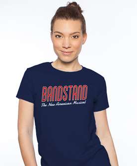 Bandstand the New American Broadway Musical Ladies Logo T-Shirt 