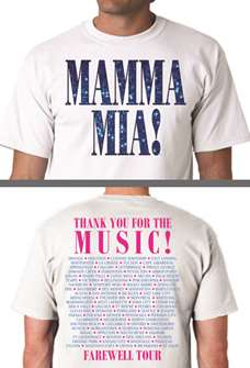 Mamma Mia the Broadway Musical - Farewell Tour T-shirt 