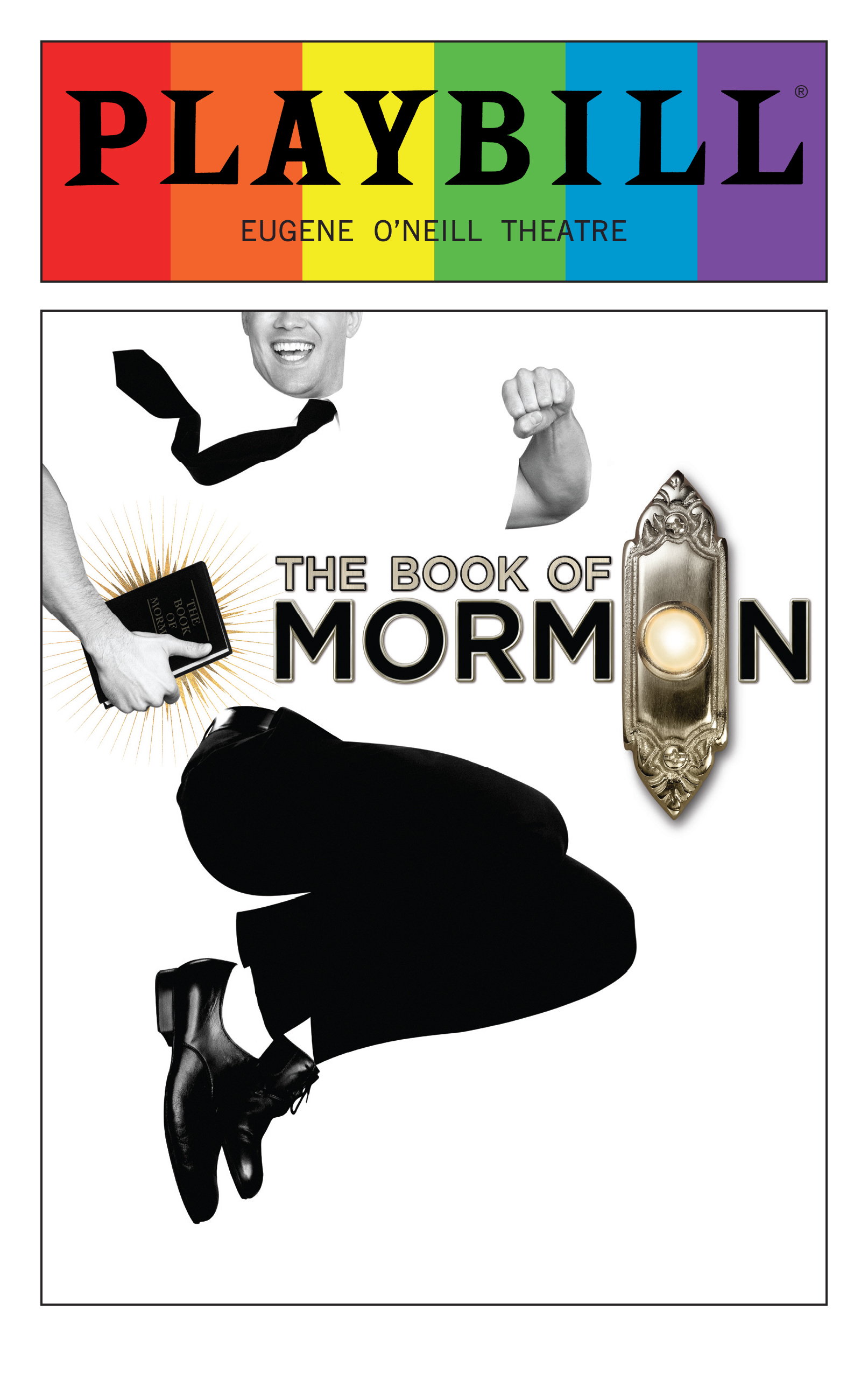 The Book Of Mormon June 2017 Playbill With Rainbow Pride Logo Opening Night And Special Event Playbills Com